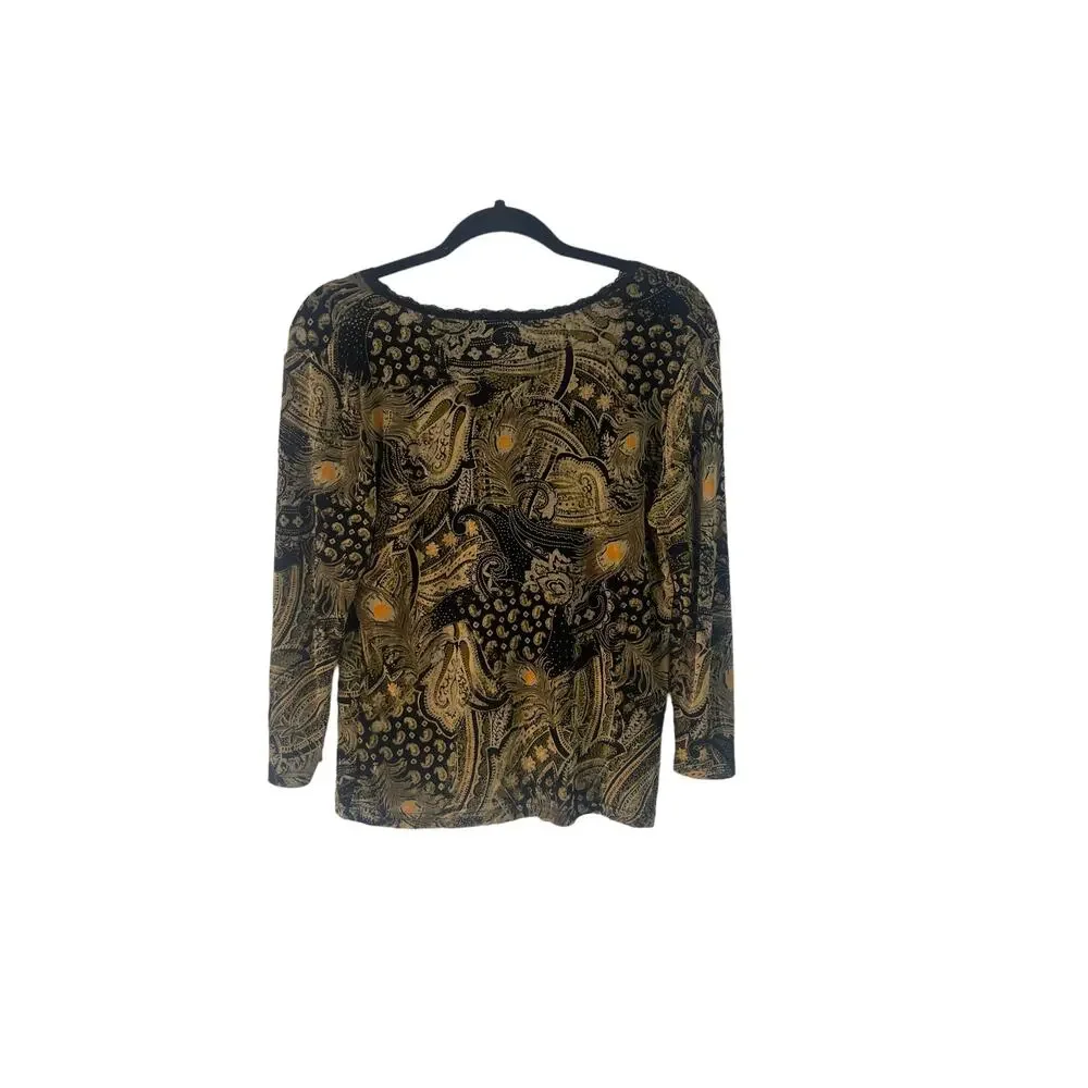 Carducci Vintage 90s Women's Medium Witchy‎ Grunge Whimisogh Forest Fairy Top